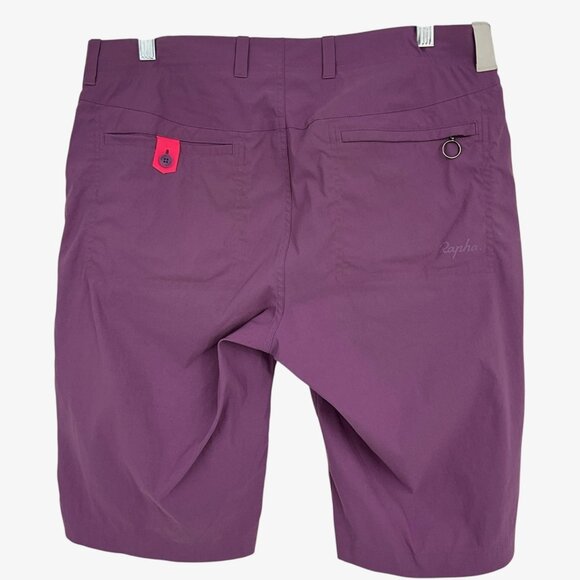 Rapha Randonnee Shorts Size 30 Purple Mountain Cycling Commute Casual Pockets - Picture 6 of 9